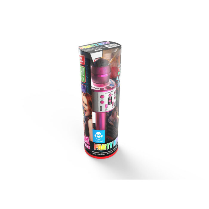 Idance bluetooth party microfoon roze - Afbeelding 3