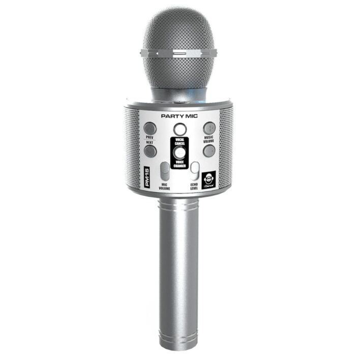 Idance bluetooth microfoon zilver - Afbeelding 3