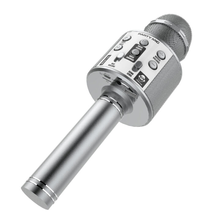 Idance bluetooth microfoon zilver - Afbeelding 4