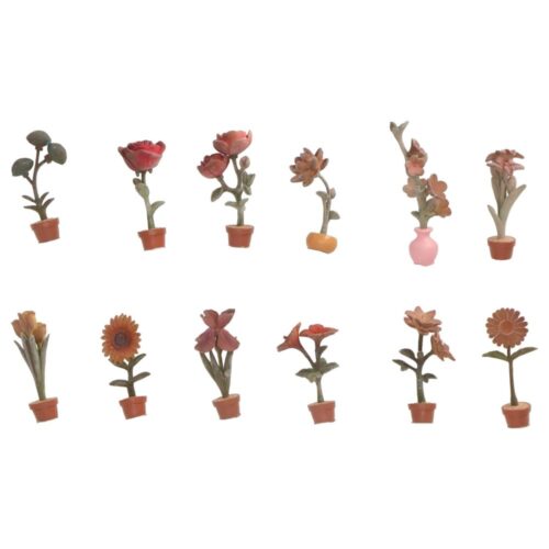 Bloemen color change 36 stuks assorti