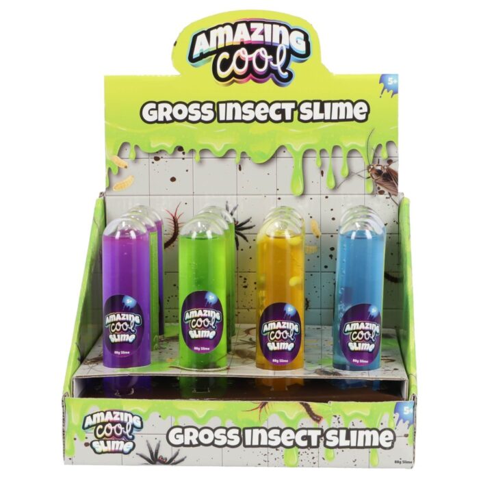 Amazing Cool slime test tube met squishy 4 assorti