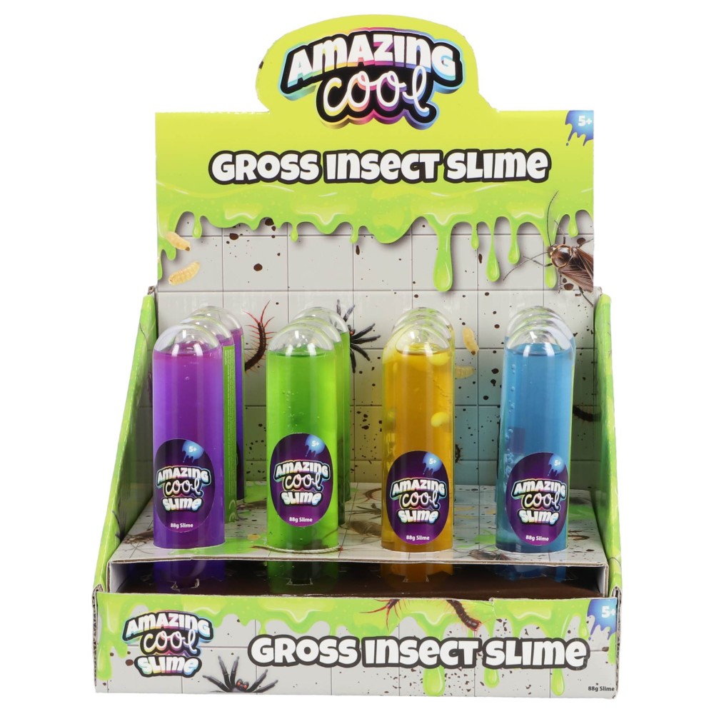Amazing Cool slime test tube met squishy 4 assorti