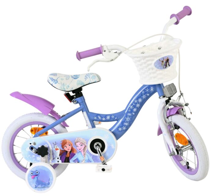 Disney Frozen 2 Kinderfiets - Meisjes - 12 inch - Blauw/Paars - Afbeelding 10