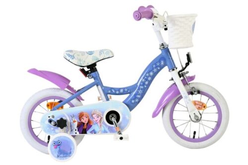Disney Frozen 2 Kinderfiets - Meisjes - 12 inch - Blauw/Paars