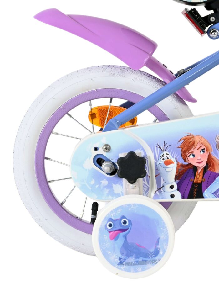 Disney Frozen 2 Kinderfiets - Meisjes - 12 inch - Blauw/Paars - Afbeelding 2