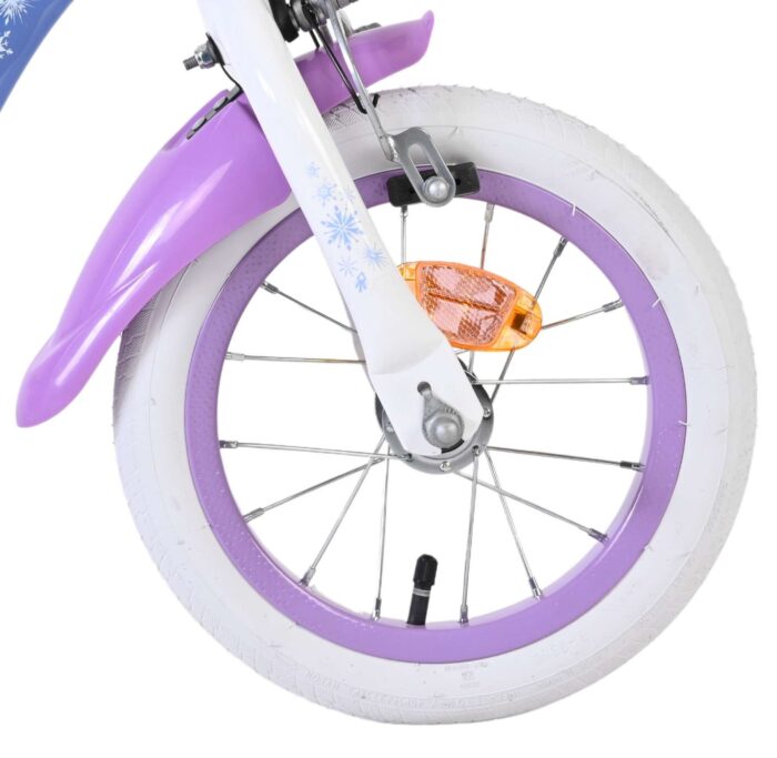Disney Frozen 2 Kinderfiets - Meisjes - 12 inch - Blauw/Paars - Afbeelding 3