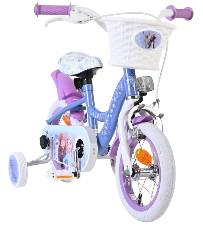 Disney Frozen 2 Kinderfiets - Meisjes - 12 inch - Blauw/Paars - Afbeelding 5