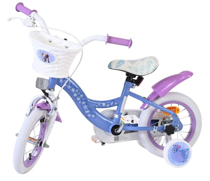 Disney Frozen 2 Kinderfiets - Meisjes - 12 inch - Blauw/Paars - Afbeelding 8