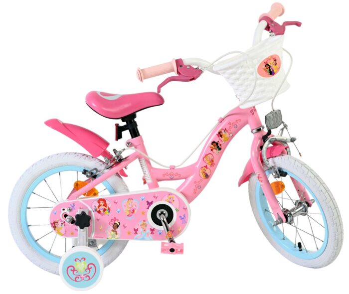 Disney Princess Kinderfiets - Meisjes - 14 inch - Roze - Twee handremmen - Afbeelding 10