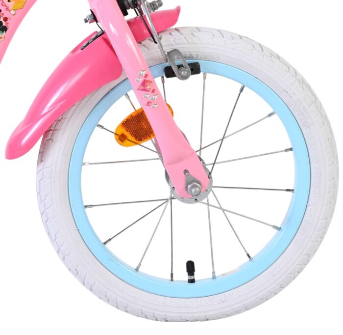 Disney Princess Kinderfiets - Meisjes - 14 inch - Roze - Twee handremmen - Afbeelding 3