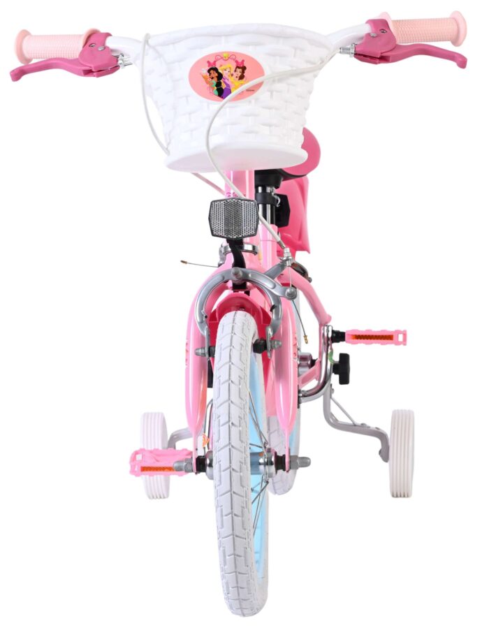 Disney Princess Kinderfiets - Meisjes - 14 inch - Roze - Twee handremmen - Afbeelding 6