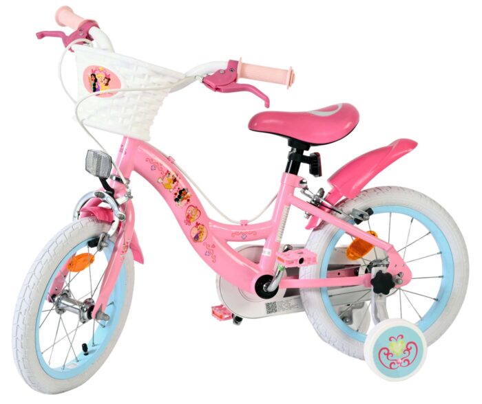 Disney Princess Kinderfiets - Meisjes - 14 inch - Roze - Twee handremmen - Afbeelding 8