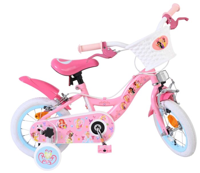 Disney Princess Kinderfiets - Meisjes - 12 inch - Roze - Twee Handremmen - Afbeelding 10