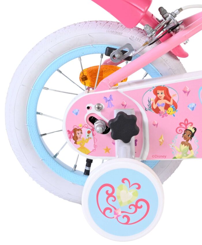 Disney Princess Kinderfiets - Meisjes - 12 inch - Roze - Twee Handremmen - Afbeelding 2