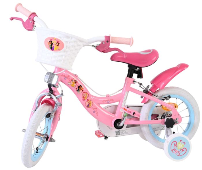 Disney Princess Kinderfiets - Meisjes - 12 inch - Roze - Twee Handremmen - Afbeelding 8