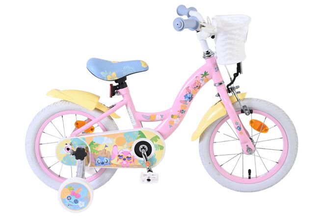 Disney Stitch Kinderfiets - Meisjes - 14 inch - Roze