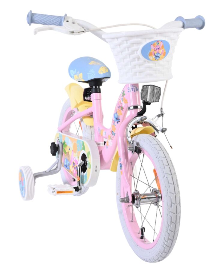 Disney Stitch Kinderfiets - Meisjes - 14 inch - Roze - Afbeelding 5