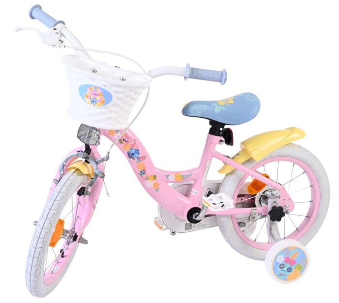 Disney Stitch Kinderfiets - Meisjes - 14 inch - Roze - Afbeelding 8