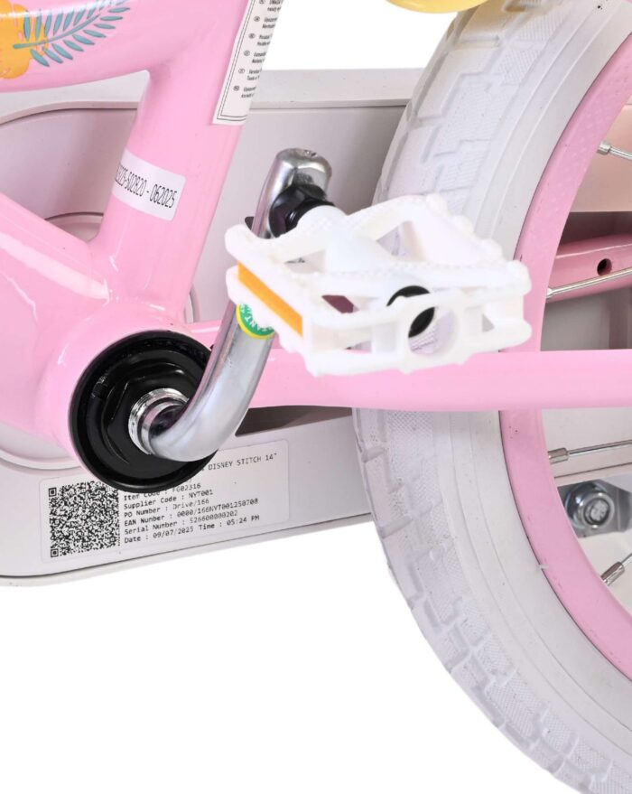 Disney Stitch Kinderfiets - Meisjes - 14 inch - Roze - Afbeelding 9