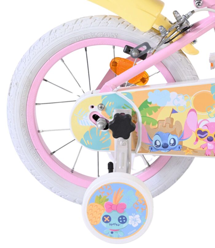 Disney Stitch Kinderfiets - Meisjes - 14 inch - Roze - Twee handremmen - Afbeelding 2