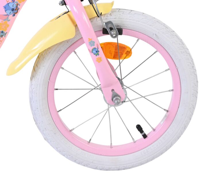 Disney Stitch Kinderfiets - Meisjes - 14 inch - Roze - Twee handremmen - Afbeelding 3