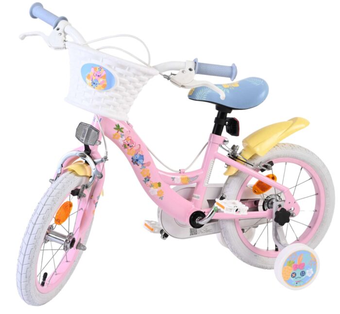Disney Stitch Kinderfiets - Meisjes - 14 inch - Roze - Twee handremmen - Afbeelding 8