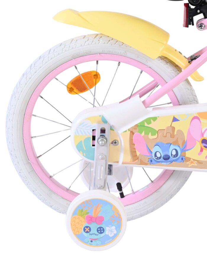 Disney Stitch Kinderfiets - Meisjes - 16 inch - Roze - Afbeelding 2