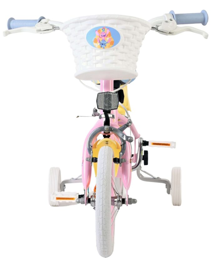 Disney Stitch Kinderfiets - Meisjes - 12 inch - Twee handremmen - Roze - Afbeelding 6