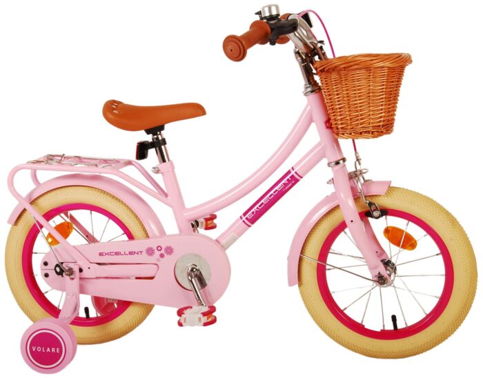 Volare Excellent Kinderfiets - Meisjes - 14 inch - Roze - Afbeelding 3