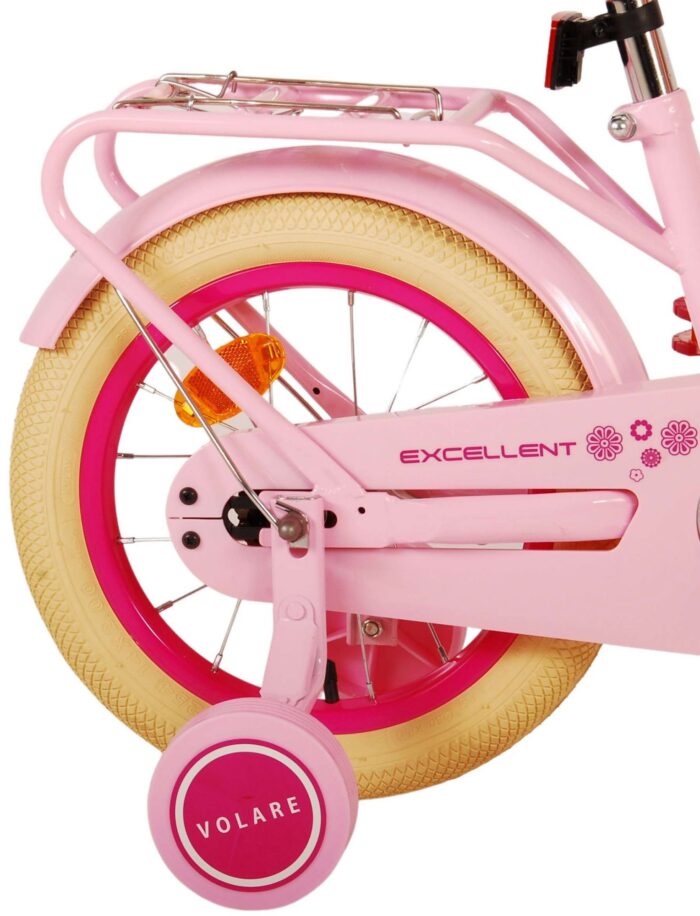 Volare Excellent Kinderfiets - Meisjes - 14 inch - Roze - Afbeelding 4