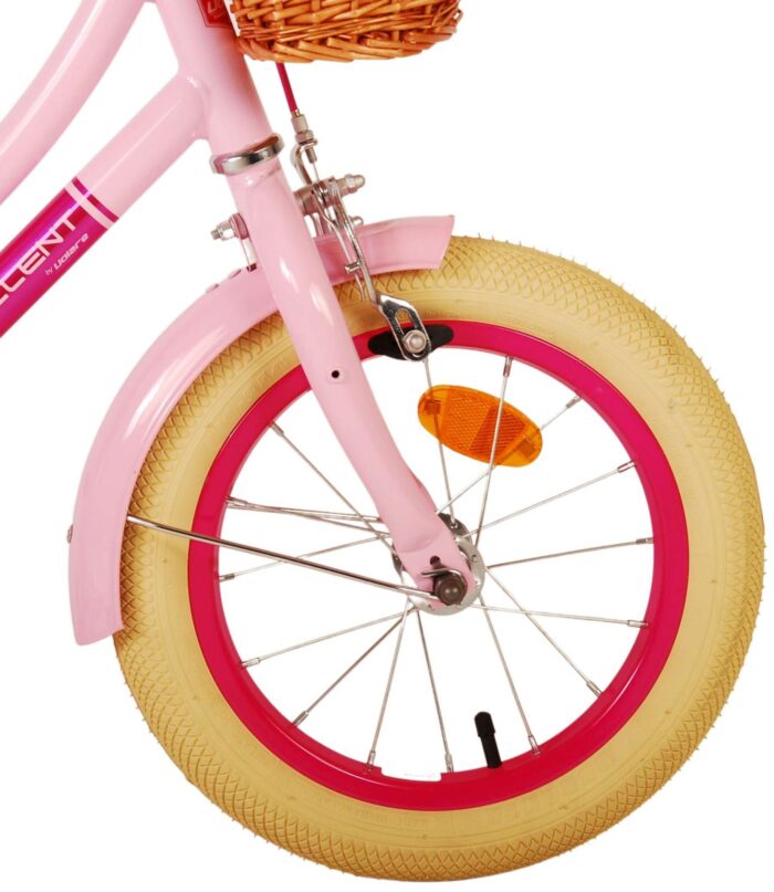 Volare Excellent Kinderfiets - Meisjes - 14 inch - Roze - Afbeelding 5