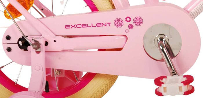 Volare Excellent Kinderfiets - Meisjes - 14 inch - Roze - Afbeelding 6