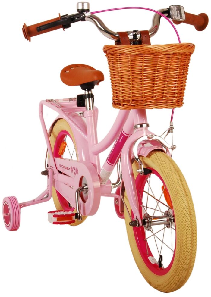 Volare Excellent Kinderfiets - Meisjes - 14 inch - Roze - Afbeelding 10