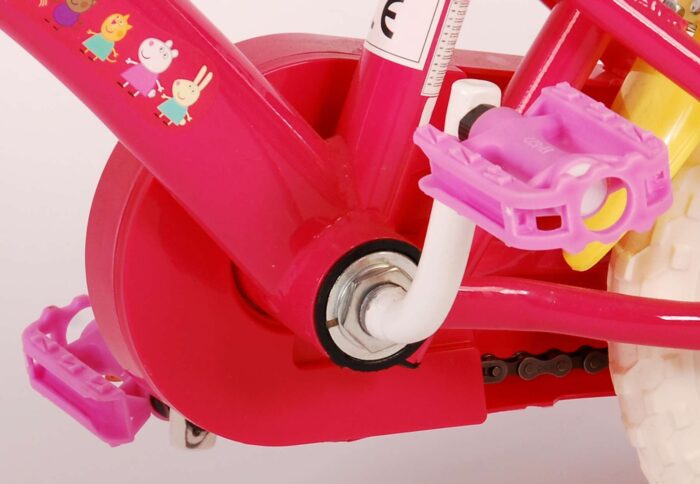 Peppa Pig Kinderfiets - Meisjes - 10 inch - Roze/Blauw - Doortrapper - Afbeelding 4