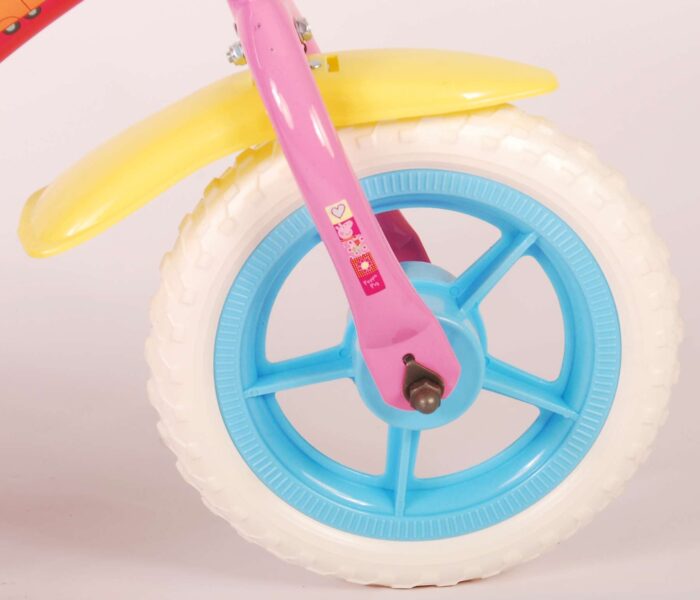 Peppa Pig Kinderfiets - Meisjes - 10 inch - Roze/Blauw - Doortrapper - Afbeelding 11