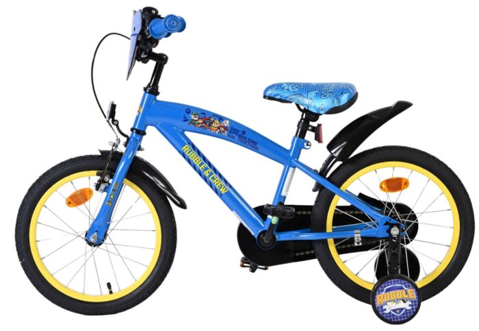 Rubble & Crew Kinderfiets - Jongens - 16 inch - Blauw - Afbeelding 8