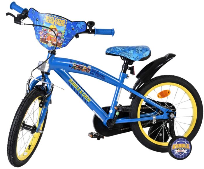 Rubble & Crew Kinderfiets - Jongens - 16 inch - Blauw - Afbeelding 9