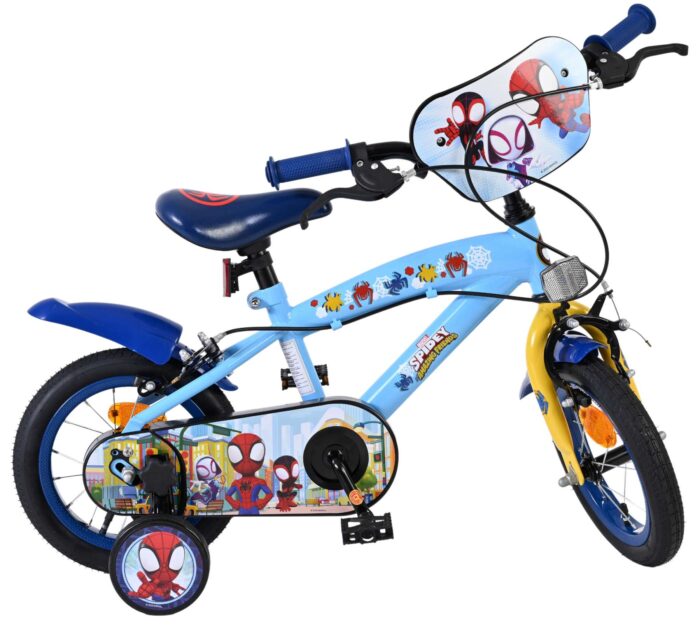 Spidey Kinderfiets - Jongens - 12 inch - Blauw - Twee handremmen - Afbeelding 10