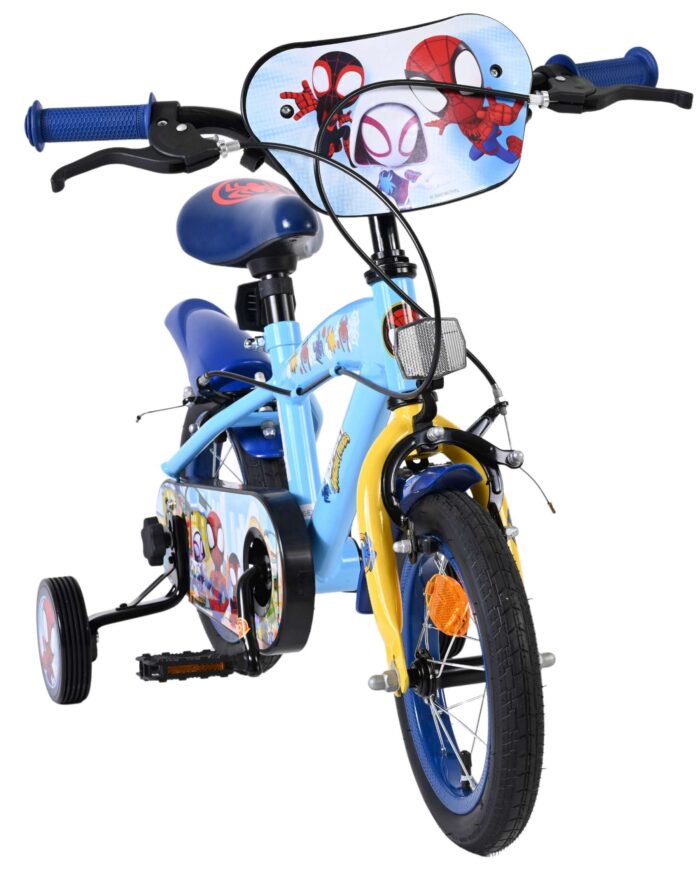 Spidey Kinderfiets - Jongens - 12 inch - Blauw - Twee handremmen - Afbeelding 5
