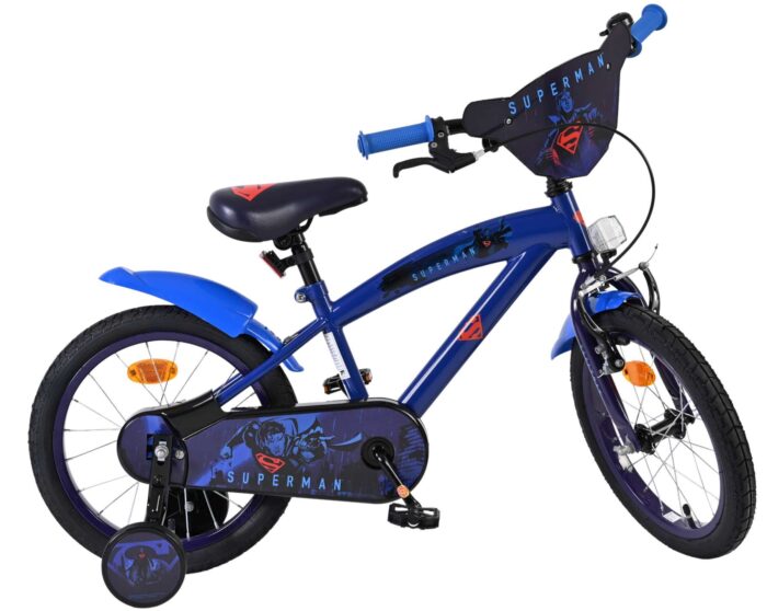 Superman Kinderfiets - Jongens - 16 inch - Blauw - Afbeelding 10