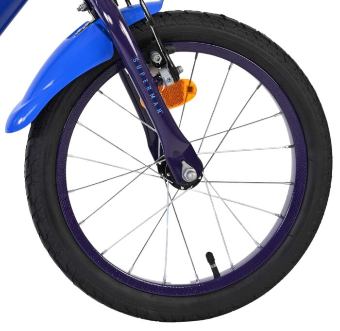 Superman Kinderfiets - Jongens - 16 inch - Blauw - Afbeelding 3