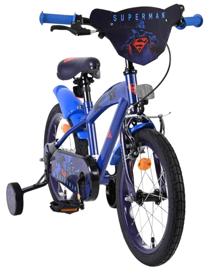 Superman Kinderfiets - Jongens - 16 inch - Blauw - Afbeelding 5