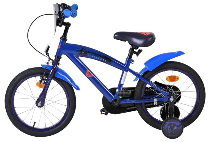 Superman Kinderfiets - Jongens - 16 inch - Blauw - Afbeelding 7