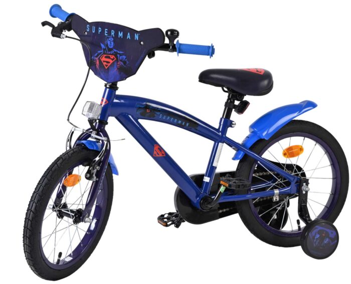 Superman Kinderfiets - Jongens - 16 inch - Blauw - Afbeelding 8