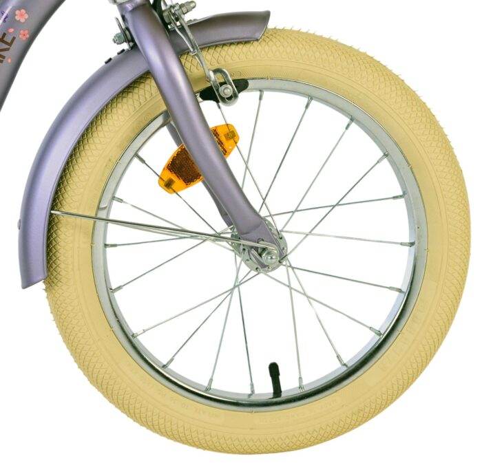 Volare Blossom Kinderfiets - Meisjes - 16 inch - Paars - Twee Handremmen - Afbeelding 9