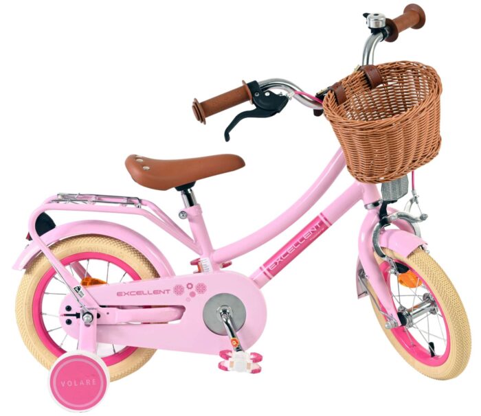 Volare Excellent Kinderfiets - Meisjes - 12 inch - Roze - Afbeelding 10
