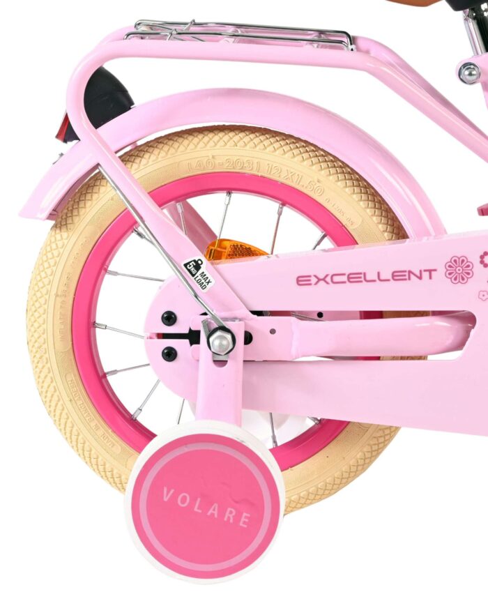 Volare Excellent Kinderfiets - Meisjes - 12 inch - Roze - Afbeelding 2