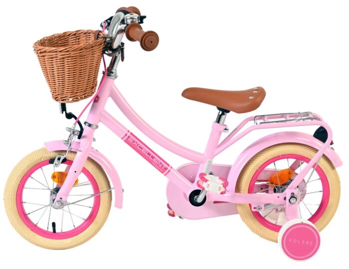 Volare Excellent Kinderfiets - Meisjes - 12 inch - Roze - Afbeelding 7