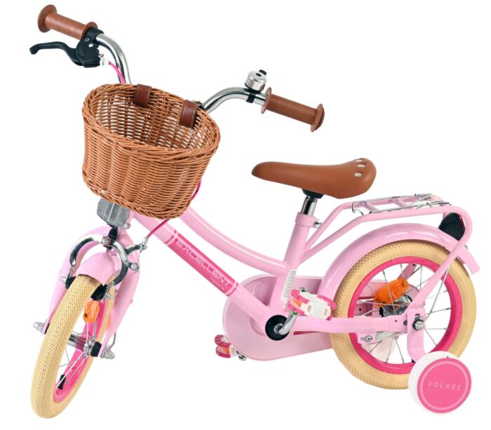 Volare Excellent Kinderfiets - Meisjes - 12 inch - Roze - Afbeelding 8