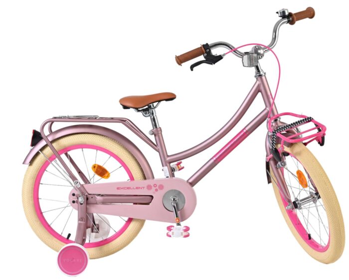 Volare Excellent Kinderfiets - Meisjes - 18 inch - Mat Roze - Afbeelding 10